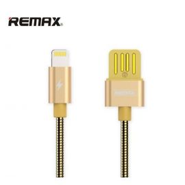 Remax Serpent Metal RC-080i Lightning 2.1A Fast Charge & Data Cable 1M - Golden