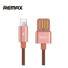 Remax Serpent Metal RC-080i Lightning 2.1A Fast Charge & Data Cable 1M - Rose Gold