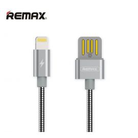 Remax Serpent Metal RC-080i Lightning 2.1A Fast Charge & Data Cable 1M - Silver