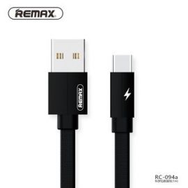 Remax RC-080a 1M USB To Type-C Data Sync Charging Cable - Silver