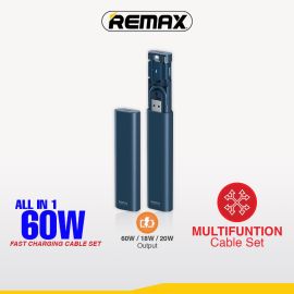 REMAX RC-C011 60W Multi-Function Hidden Fast Charging Cable Set With Box