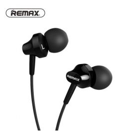 REMAX RM-501 Base Driven Stereo Earphones With Mic For Smartphone - Black