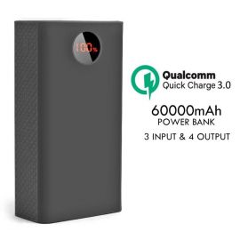 Romoss 60000mAh Power Bank, SCP , PD & 18W Quick Charge 3.0 Two-way Fast for Huawei iPhone