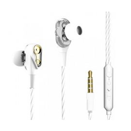 SENDEM Z3 In-Ear Earphone Interactive With Microphone Two-Unit stereo Metal handsfree Headset 3.5mm Earbuds sports Bass Headset