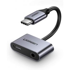 Ugreen 50596 2 Ports USB-C Hub + 3.5mm Audio
