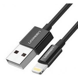 UGREEN 80822 LIGHTNING TO USB 2.0 A MALE CABLE 1M BLACK
