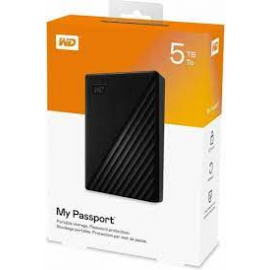 WD My Passport 5TB External USB 3.0 Portable Hard Drive WDBPKJ0050BBK