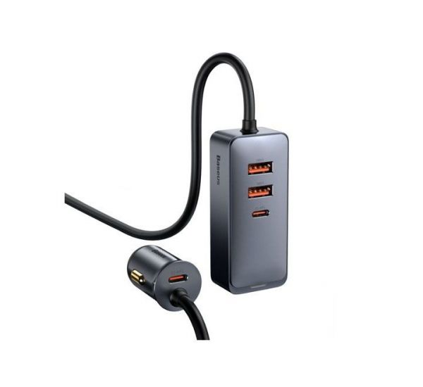 Baseus Share Together 120W PPS Quick Car Charger with Dual USB C Port with  Power Delivery
