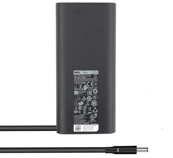 Dell Precision M3800 15 5510 5520 5530 5540 130W   Black Pin  Round Laptop AC Adapter
