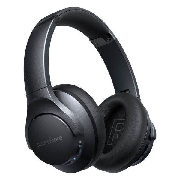 Anker Life Q20+ Active Noise Cancelling Headphones, 40H Playtime, Hi-Res  Audio, App, Connect to Devices, Memory Foam Earcups, Bluetooth